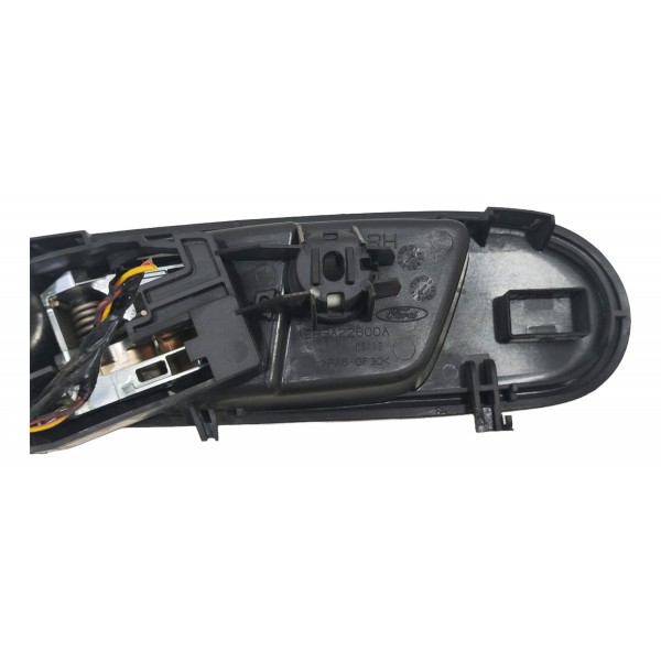 Maçaneta Interna Dianteira Direita New Fiesta 2014 A 2017 Cromada Dianteira