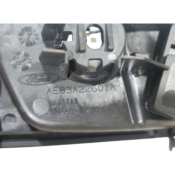 Maçaneta Interna Dianteira Esquerda New Fiesta 2014 A 2017 Cromado Dianteira