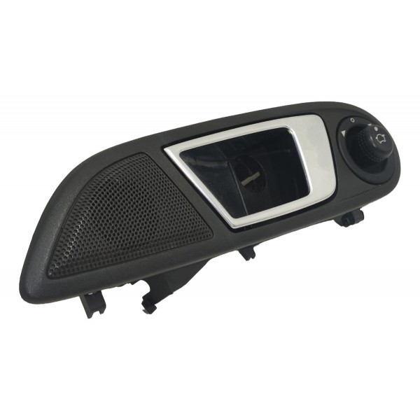 Maçaneta Interna Dianteira Esquerda New Fiesta 2014 A 2017 Cromado Dianteira