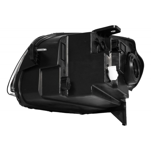 Farol Principal Uno Vivace Fiorino 2011 A 2021 Mascara Negra Esquerdo/motorista