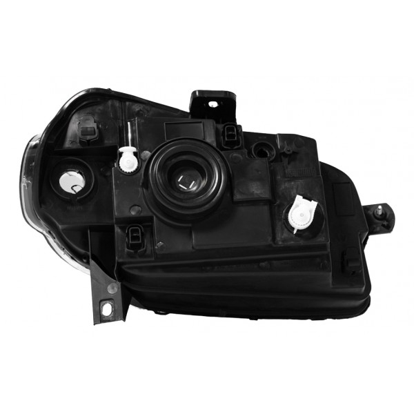 Farol Principal Uno Vivace Fiorino 2011 A 2021 Mascara Negra Esquerdo/motorista