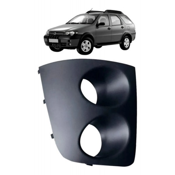 Moldura Farol Milha Palio Adventure 2004 A 2008 Com Furo