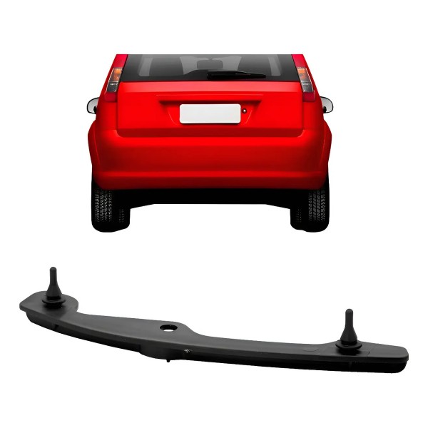 Suporte Guia Parachoque Traseiro Fiesta Hatch 2003 A 2015 Direito Passageiro