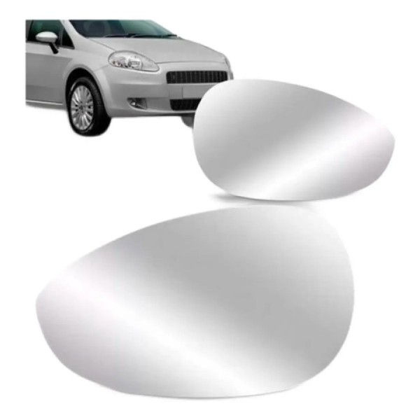 Par Lente Retrovisor Punto 07 08 09 10 11 12 13 14 15 16 17