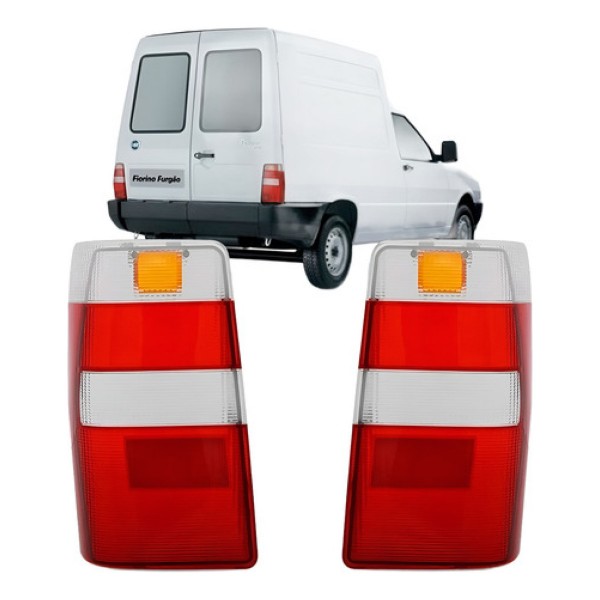 Lente Lanterna Traseira Fiorino 04/09 Acrílico Carto Oferta
