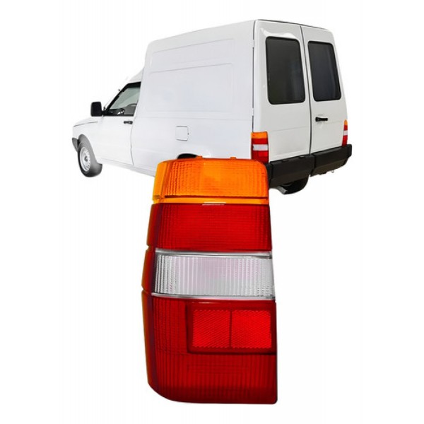 Lente Lanterna Traseira Fiorino 1986 87 88 A 1997 Tricolor