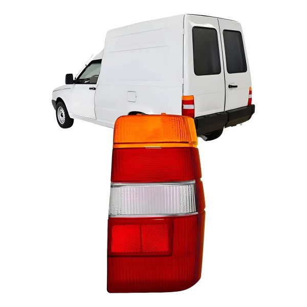Lente Lanterna Traseira Fiorino 1986 87 88 A 1997 Tricolor
