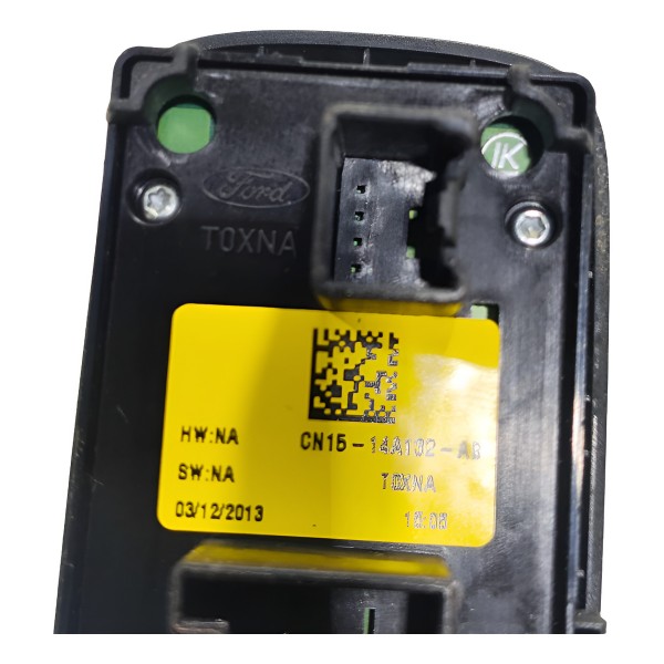 Botão Vidro Dianteiro Esquerdo Elétrico New Fiesta 2014/2019