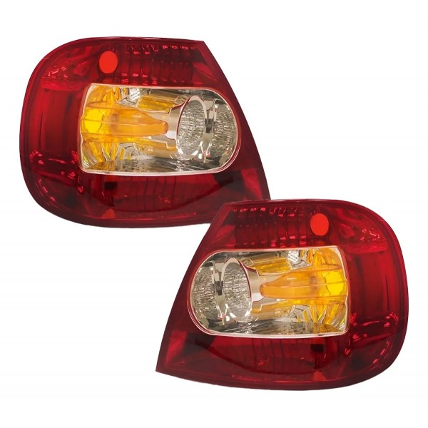 Par Lanterna Traseira Fiat Siena 2004 2005 2006 2007 2008 Ambos Lados Vermelho