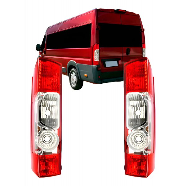 Par Lanterna Traseira Ducato Furgao 2018 2019 2020 Ambos Lados Bicolor