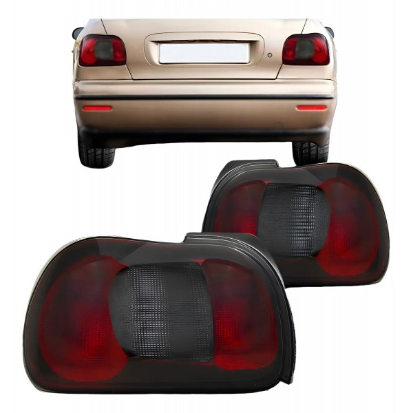 Par Lanterna Traseira Para Fiat Marea 1998 1999 2000 2001 Ambos Lados Vermelho