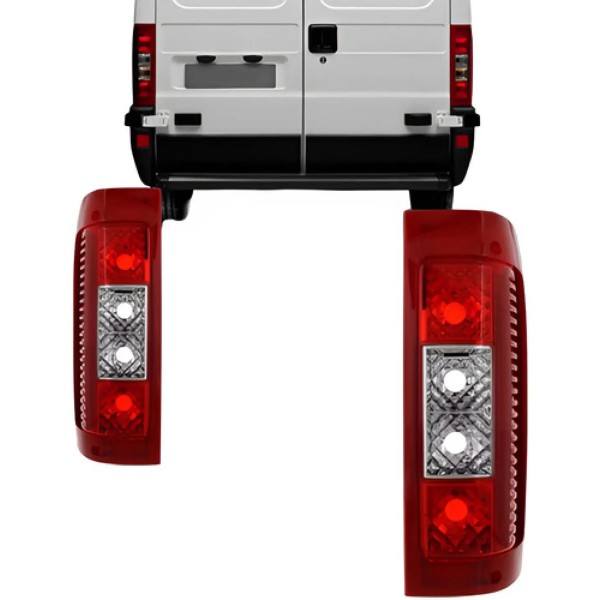 Par Lanterna Traseira Ducato 2002 2003 2004 A 2014 Bicolor