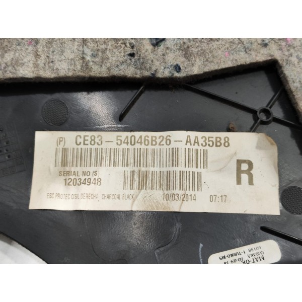 Acabamento Lado Direito Console New Fiesta 2014 A 2017