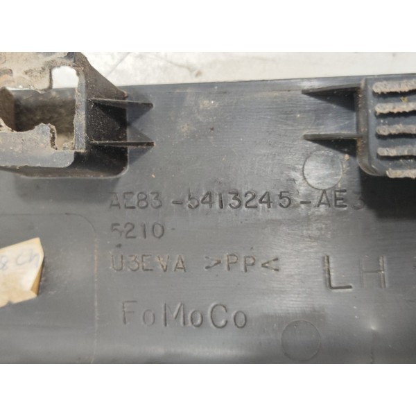 Acabamento Soleira Traseira Esquerda New Fiesta 2014 A 2017 Preto