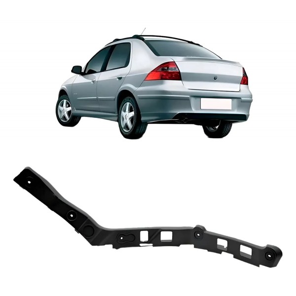Guia Parachoque Traseiro Para Chevrolet Prisma 2006 A 2012