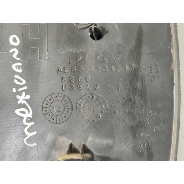 Acabamento Soleira Traseira Esquerda New Fiesta Mex 2014/19 Preto