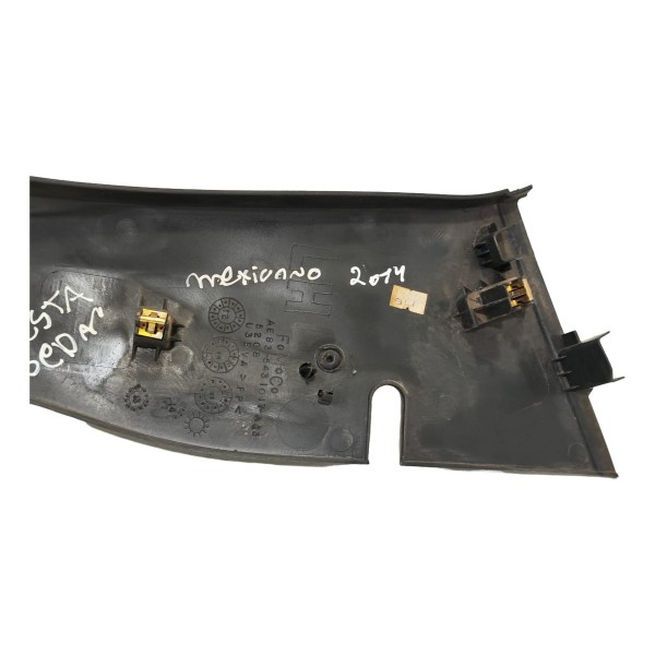 Acabamento Soleira Traseira Esquerda New Fiesta Mex 2014/19 Preto