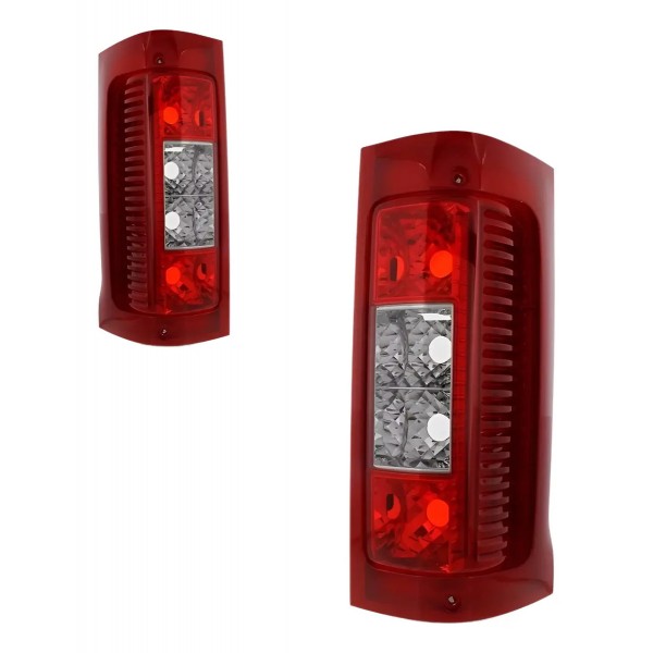 Par Lanterna Traseira Fiat Ducato 2002 Á 2014 Tyc Vermelho