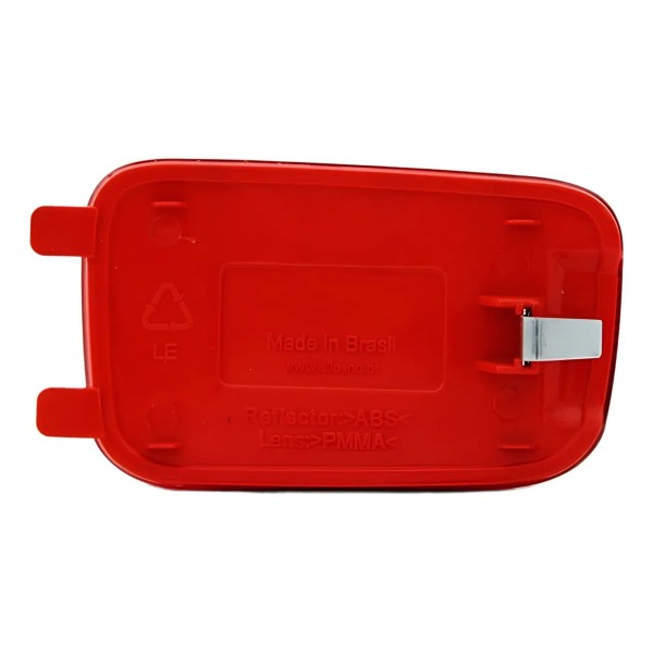 Par Lanterna Refletor Traseiro Uno 2011 12 13 2014 Vermelha Ambos Lados Vermelho