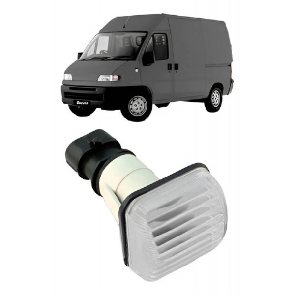 Lanterna Lateral Ducato 1994 95 96 A 2004 Cristal C/soquete