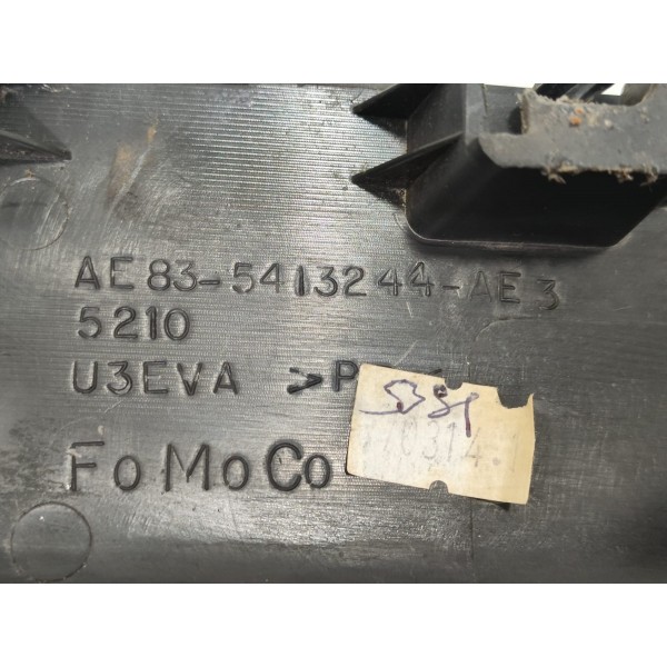 Soleira Porta Traseira Direita New Fiesta 2011/2017 Avaria Preto C/ Detalhe