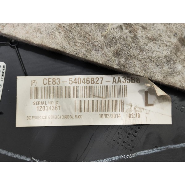 Acabamento Lado Esquerdo Console New Fiesta 2014 A 2017