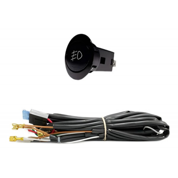 Kit Farol Milha Palio G3 2011 À 2015 Economy Aro Cromado