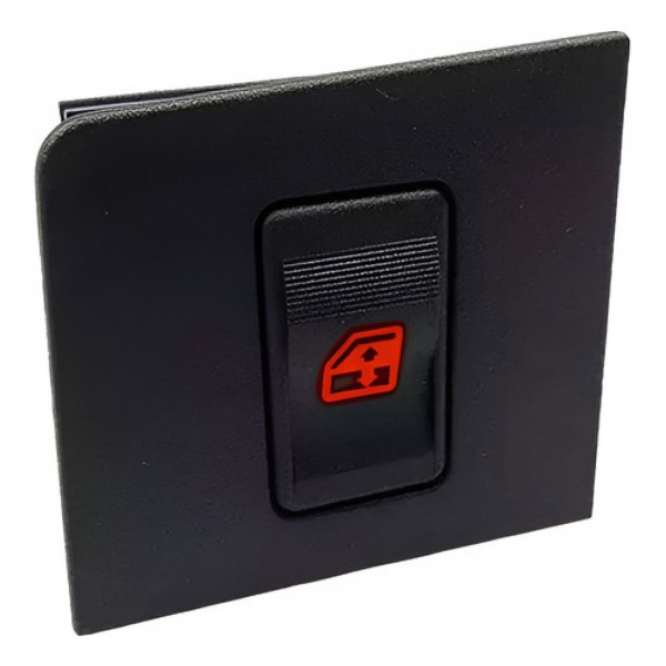 Interruptor Vidro Eletrico Uno 1991 92 93 A 2003 Ld Vermelho