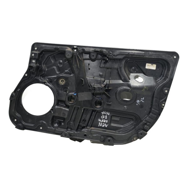 Capa Proteção Porta Dianteira Direita New Fiesta 2013 A 2017 Preto