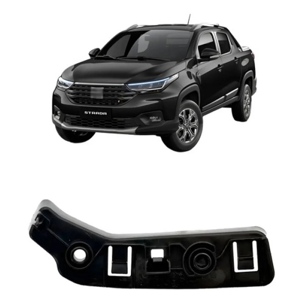 Guia Parachoque Dianteiro Para Fiat Strada 2020 2021 A 2023