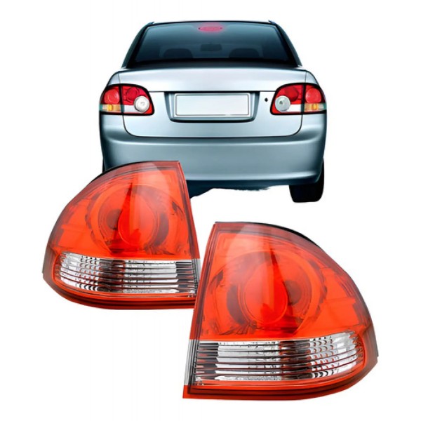 Par Lanterna Traseira Corsa Classic 2010 A 2014 Canto