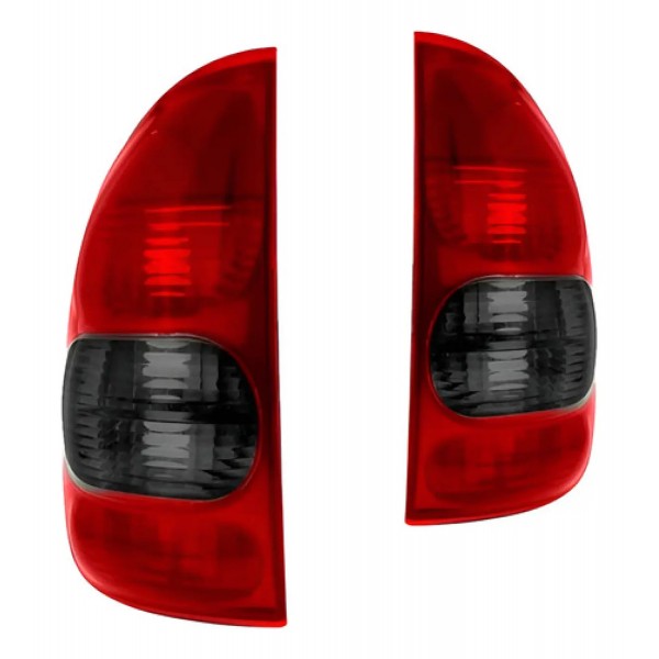 Par Lanterna Traseira Corsa 4 Portas 2000 A 2009 Hatch Fumê