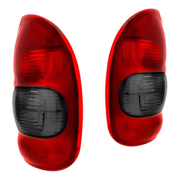 Par Lanterna Traseira Corsa 4 Portas 2000 A 2009 Hatch Fumê