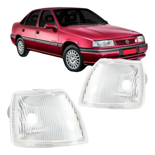Jogo Sinaleira Dianteira Seta Vectra 1994 1995 1996 Cristal