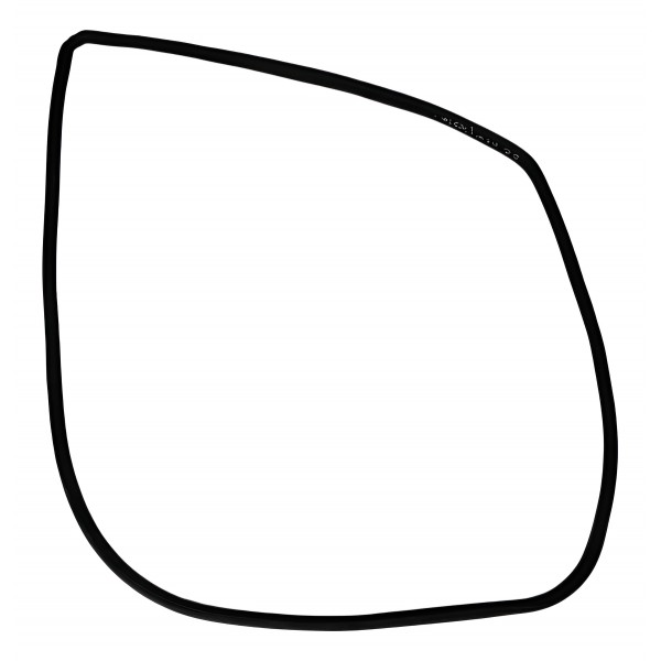 Borracha Porta Dianteira Direita New Fiesta Mexicano 2014/19 Preto