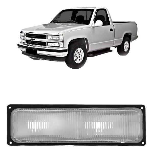 Lanterna Dianteira Cristal Inferior Silverado 1993 A 2004
