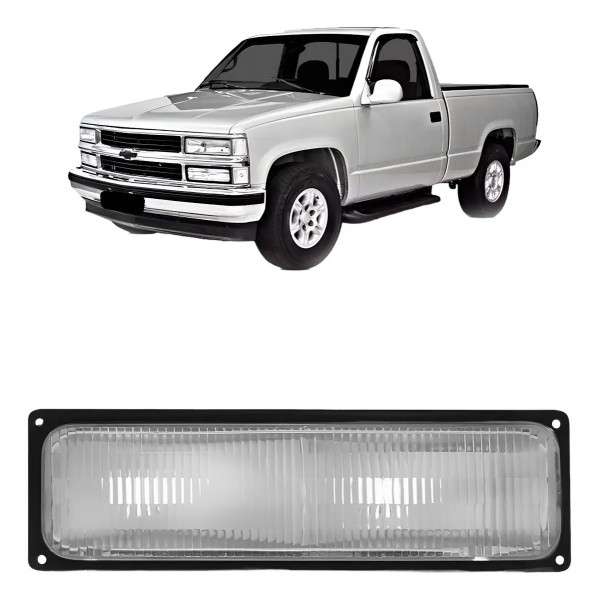 Lanterna Dianteira Cristal Inferior Silverado 1993 A 2004