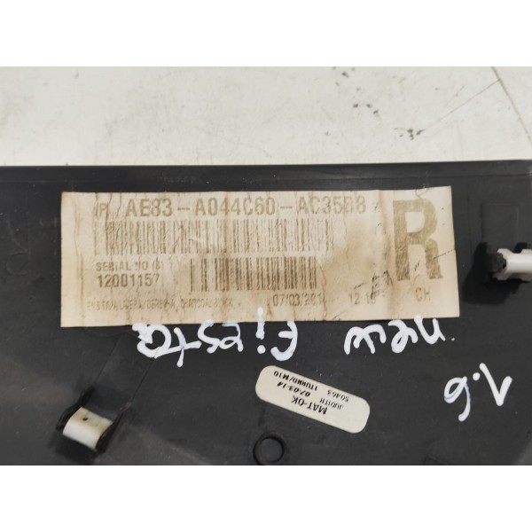 Acabamento Lateral Tabelier Direito New Fiesta 2011 A 2019 Preto