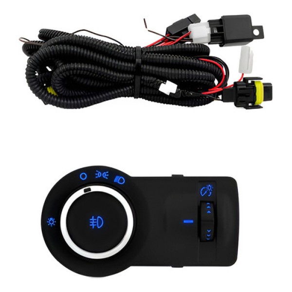 Kit Farol Milha Auxiliar Onix Ls E Lt 2012 A 2015 C/moldura