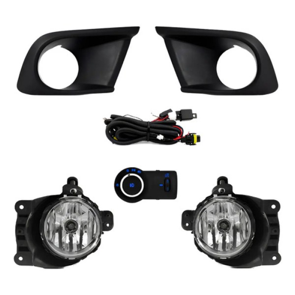Kit Farol Milha Auxiliar Onix Ls E Lt 2012 A 2015 C/moldura