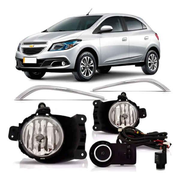 Kit Farol Milha Auxiliar Neblina Onix 2012 À 2015 Ltz