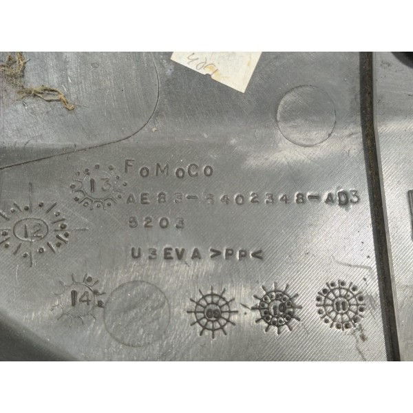 Moldura Inferior Soleira Direito New Fiesta 2011 A 2019 Preto