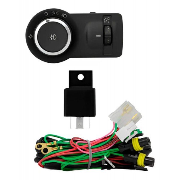 Kit Farol Milha Auxiliar Neblina Onix 2012 À 2014.