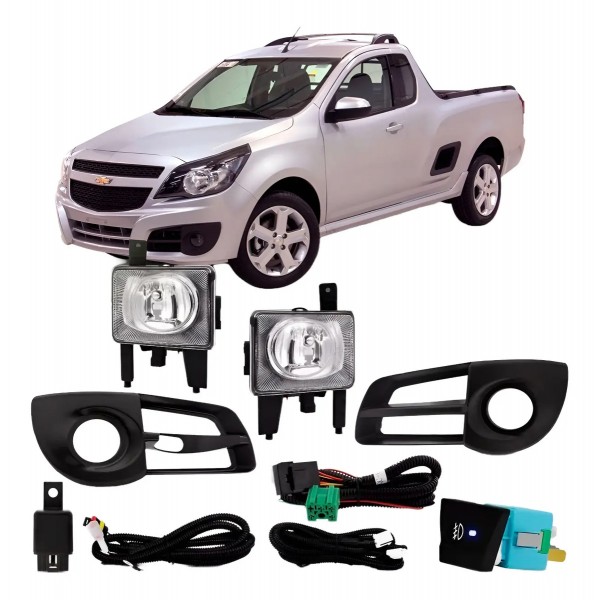 Kit Farol Neblina Milha Montana 2011 À 2016 Com Grade Transparente