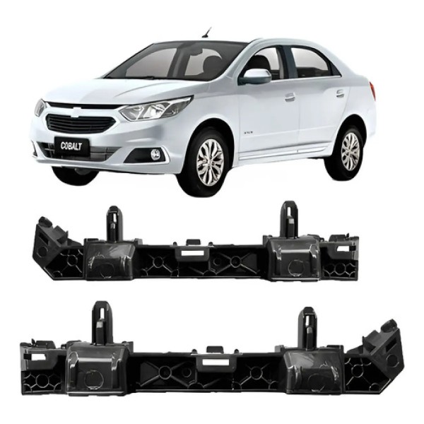 Par Guia Suporte Parachoque Dianteiro Cobalt 2017 18 19 2020