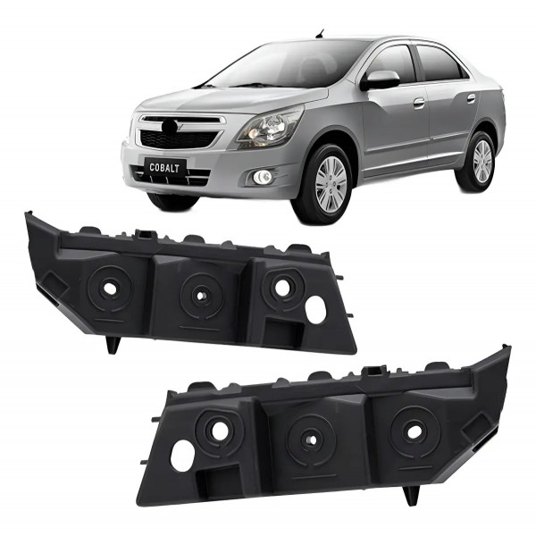 Par Guia Suporte Parachoque Dianteiro Cobalt 2012 A 2016