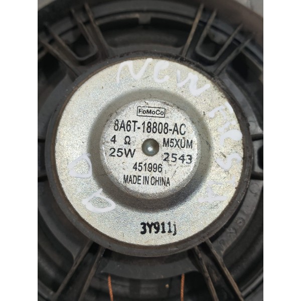 Alto Falante Porta Dianteira New Fiesta Mexicano 2010 A 2017 Preto