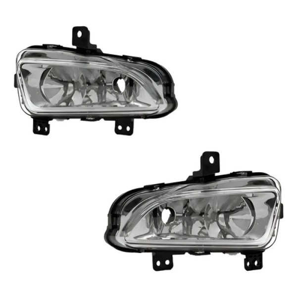 Par Farol Milha Strada Ranch 2020 2021 2022 Cromado