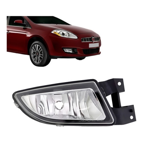 Farol Milha Para Fiat Bravo 2011 2012 2013 Auxiliar Neblina