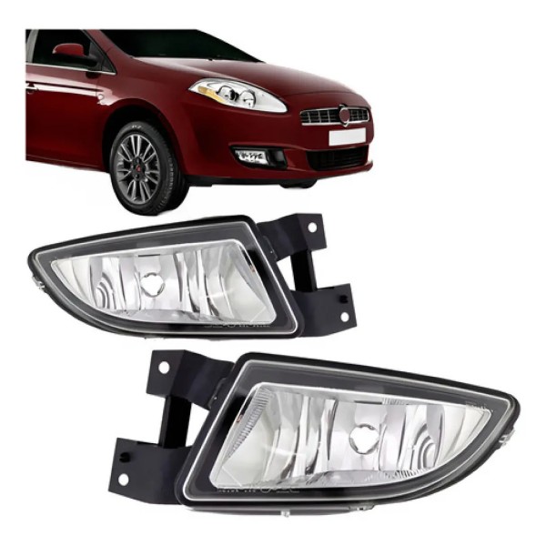 Par Farol Milha Auxiliar Para Fiat Bravo 2011 2012 2013 2014